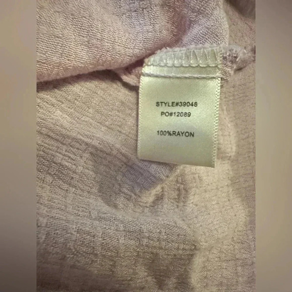 Skies are blue lilac sleeveless blouse size M - Picture 6 of 7